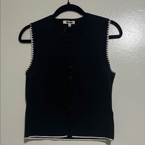 SALE: Madewell Black Sleeveless Top